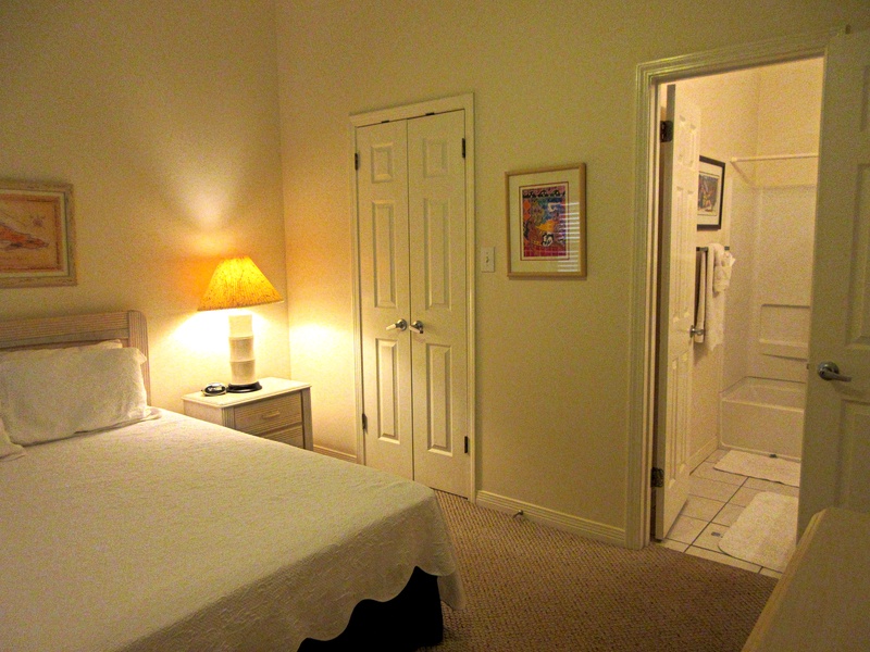 front bedroom & attached bathroom