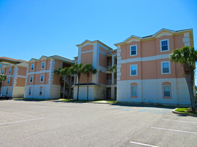 both buildings from parking lot