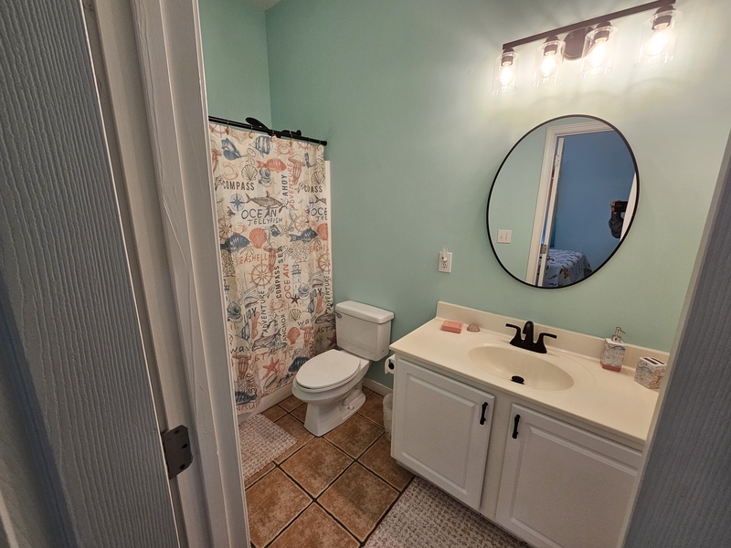 Full bath with King Bedroom