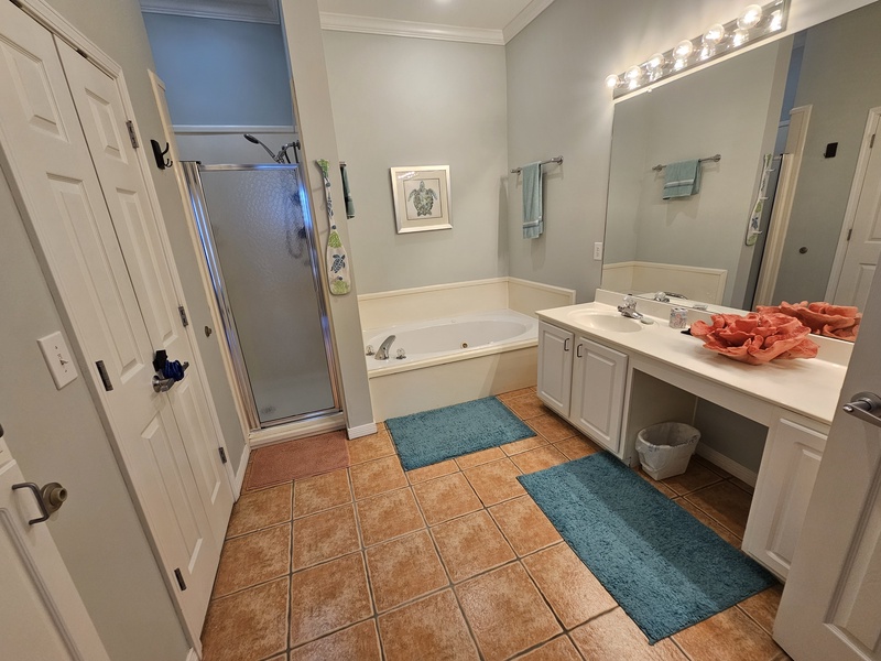 Spacious Master Bath