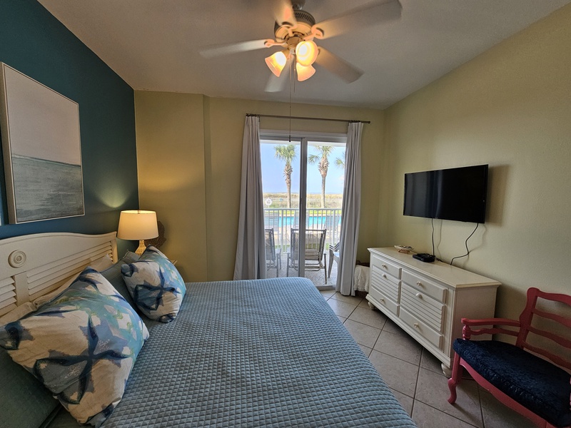 Master Bedroom walks out to the patio.