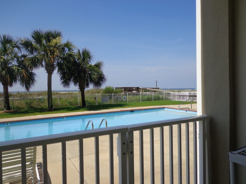 pool from balcony