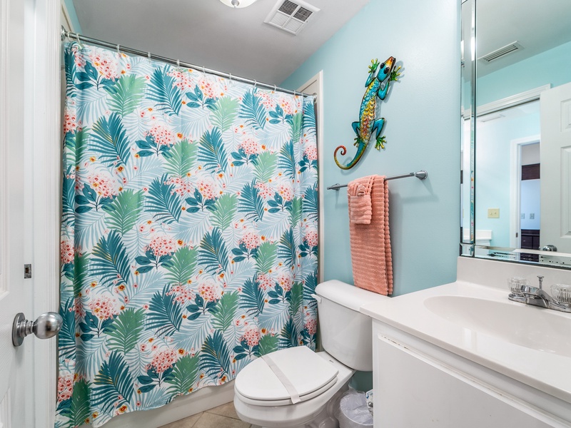 bathroom counter