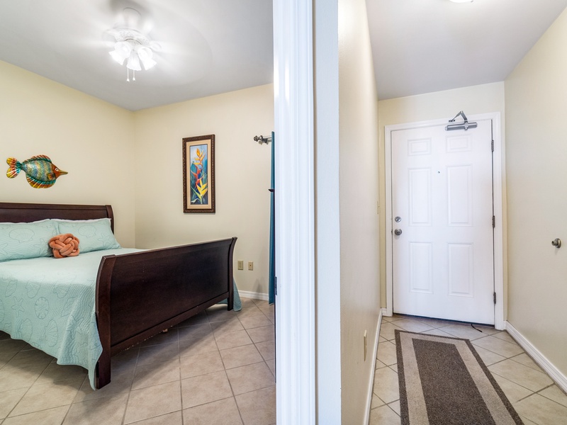 entryway & bedroom