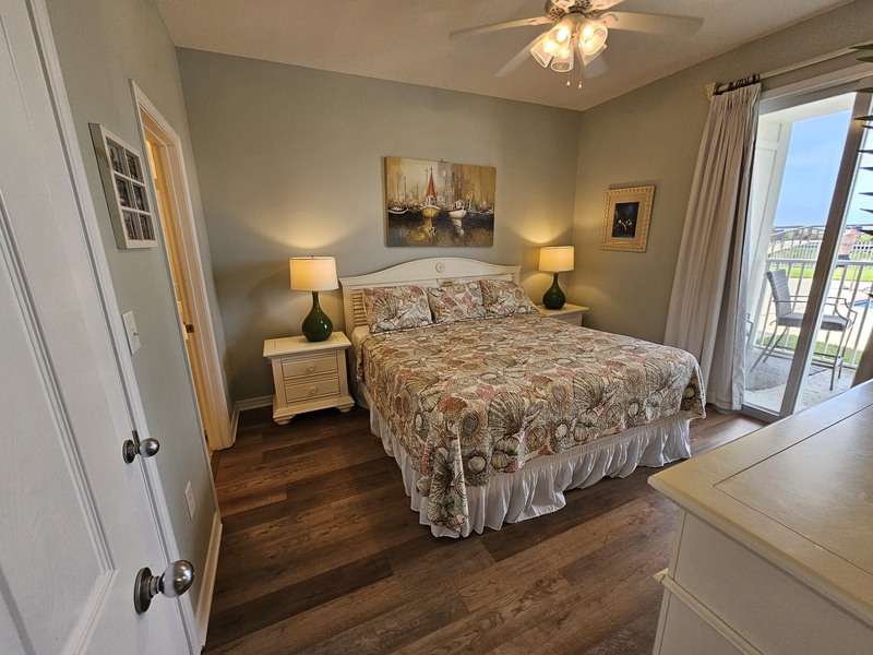 Master Bedroom with King and view