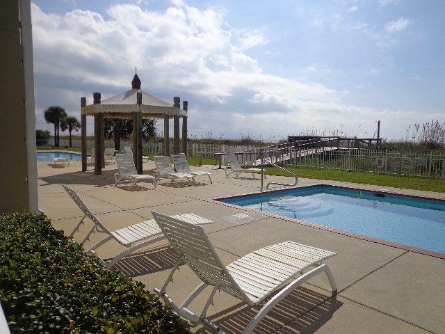 view of gazebo & boardwalk