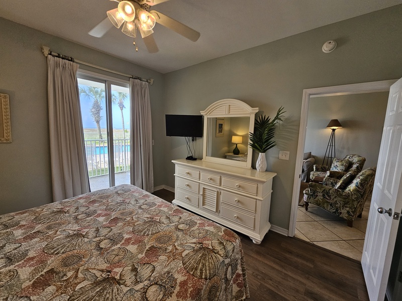 Master Bedroom with TV