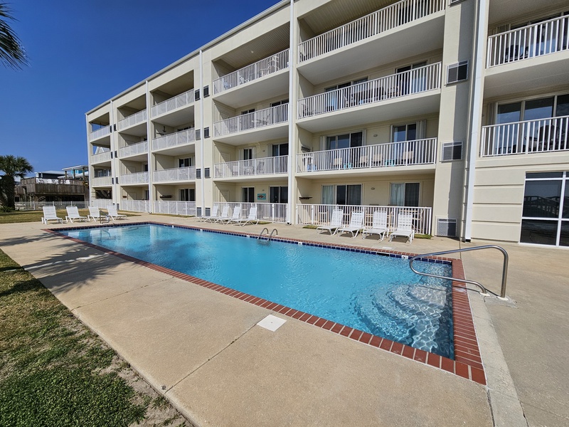 view of unit & building