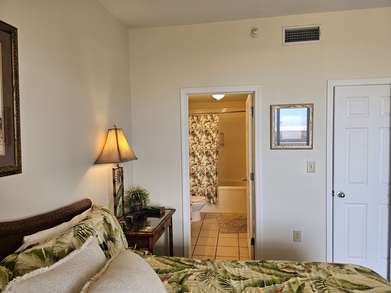 master bedroom & attached bathroom