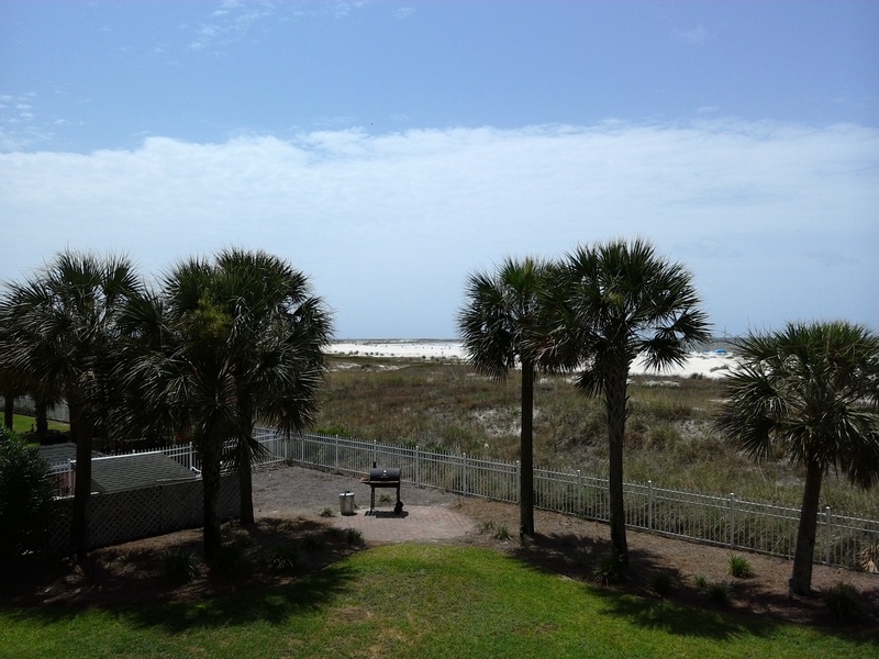 view of grilling area