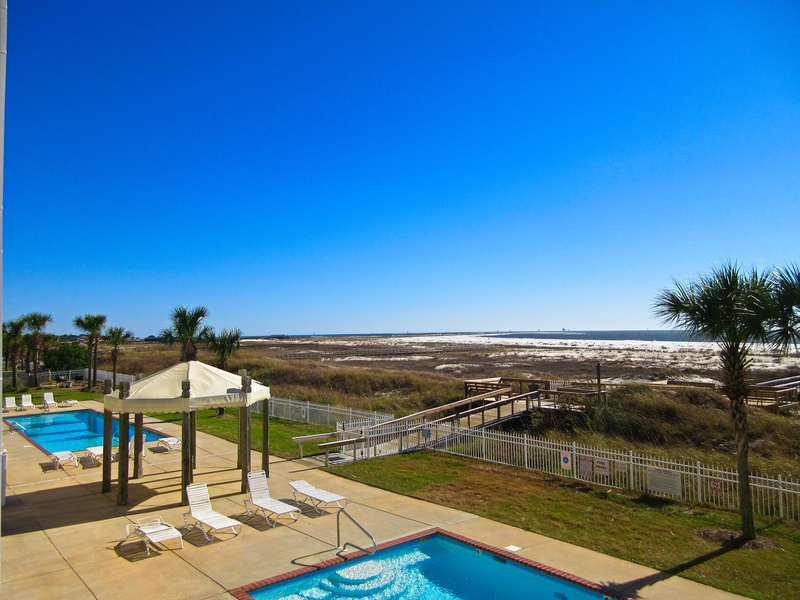 View of pool area