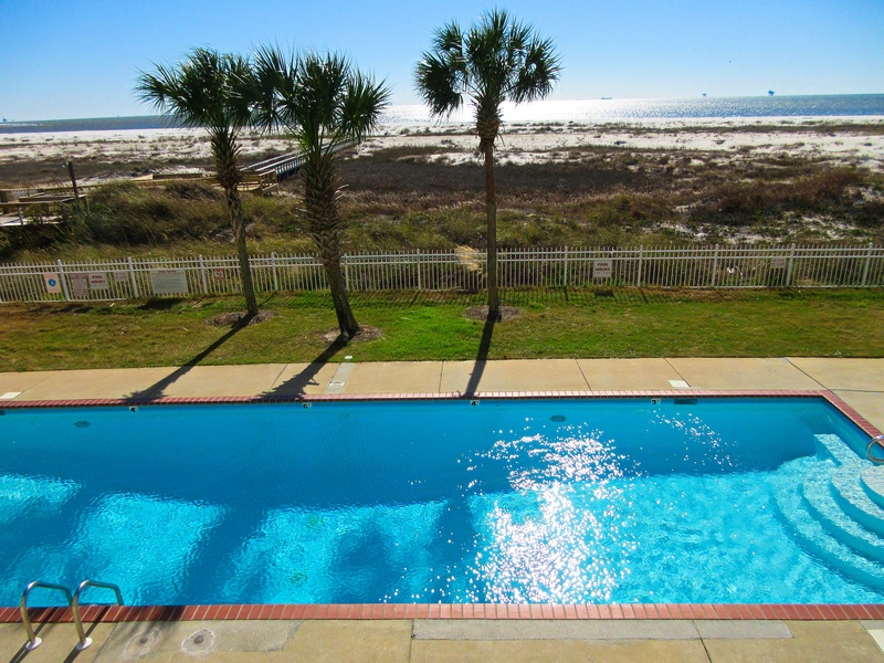 View of pool