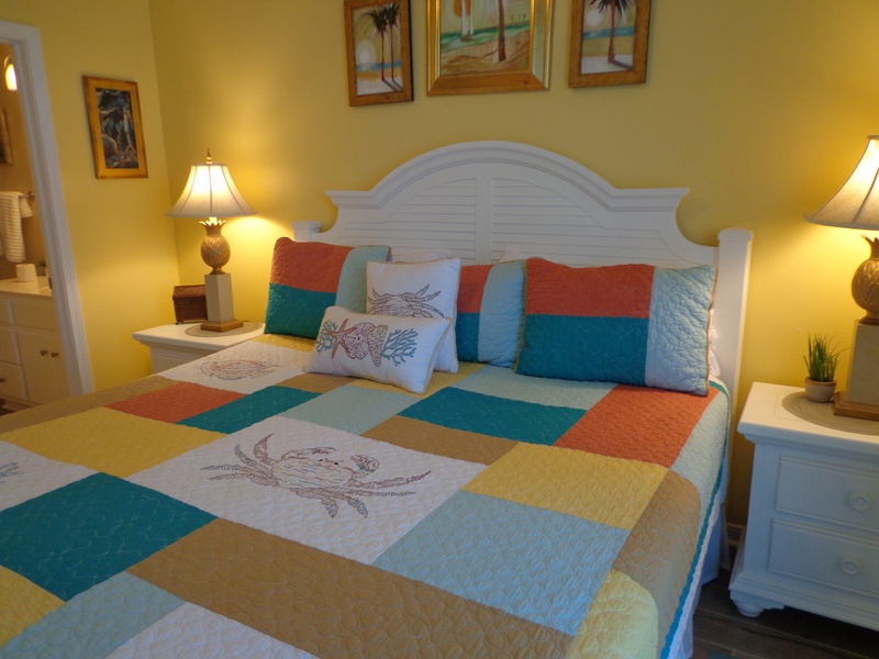 master bedroom bed