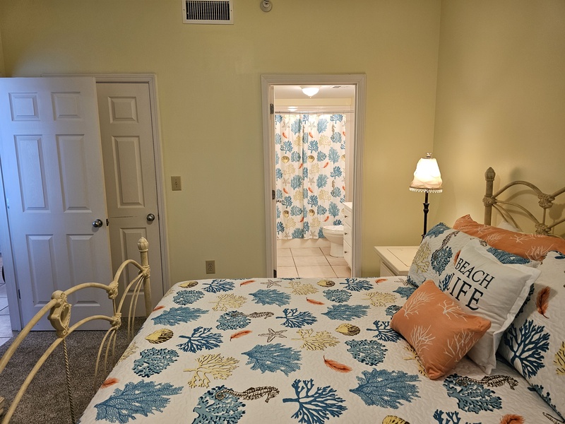 master bedroom & attached bathroom