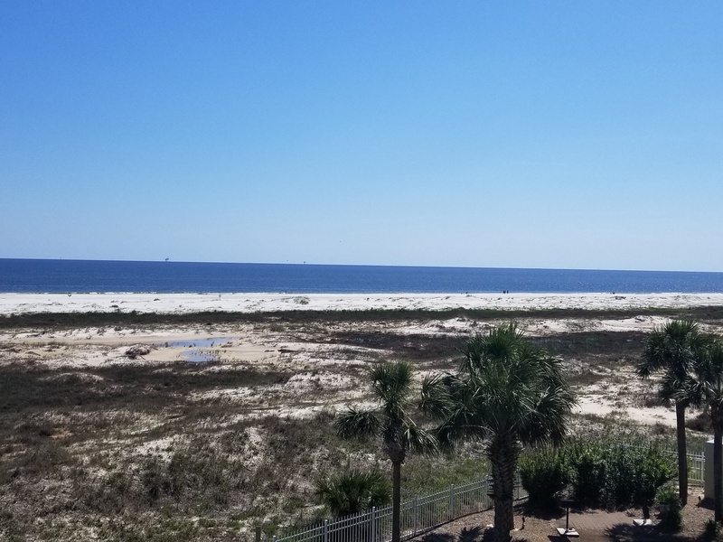 western view of beach