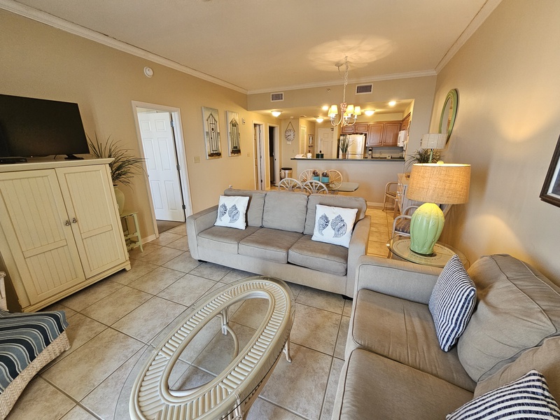 Great Room looking to kitchen. 