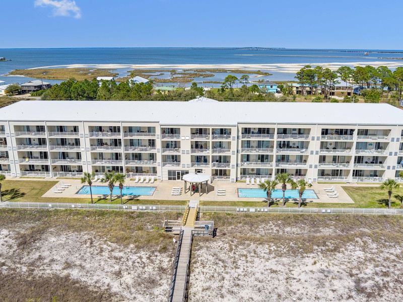 building shot from farther away