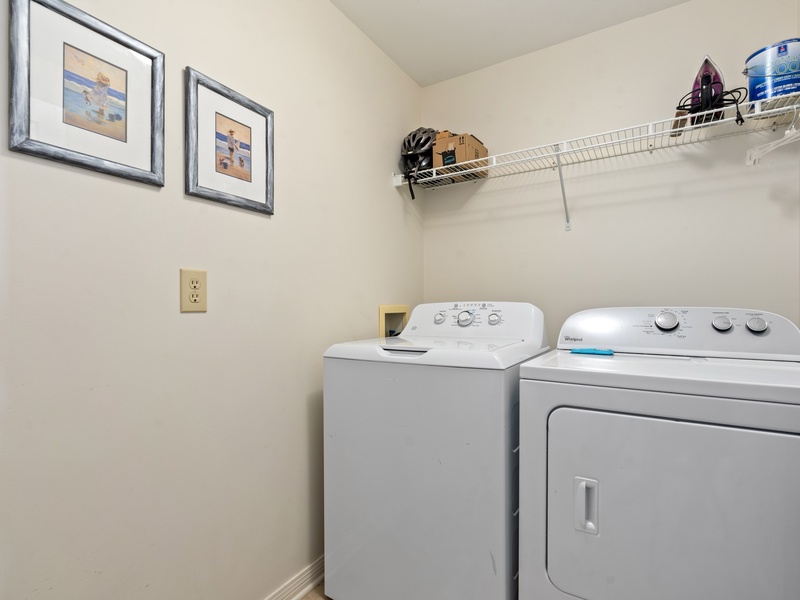 laundry area