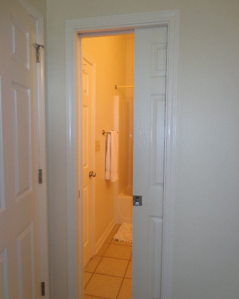 front bedroom & attached bathroom