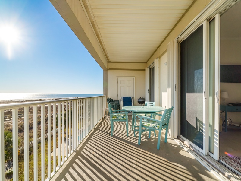 balcony area