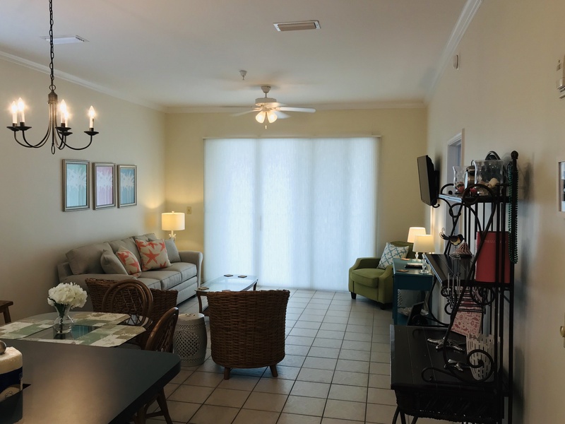 living room & balcony door