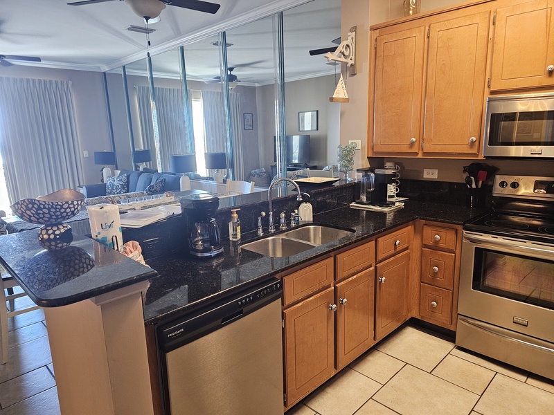 Well appointed kitchen