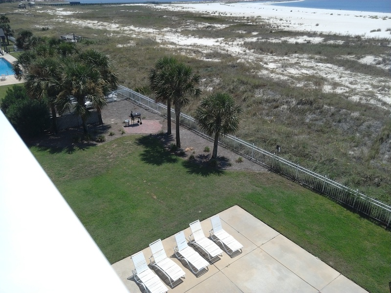view of grilling area