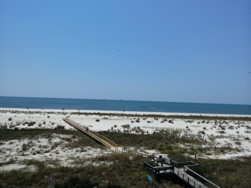 boardwalk view