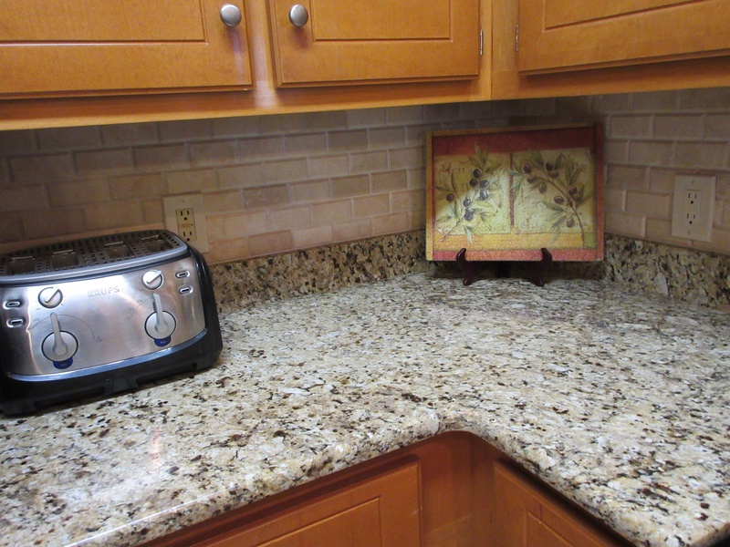 kitchen counter & toaster
