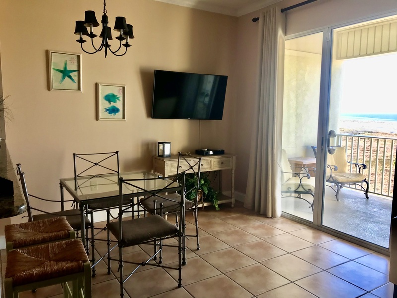 TV & balcony door