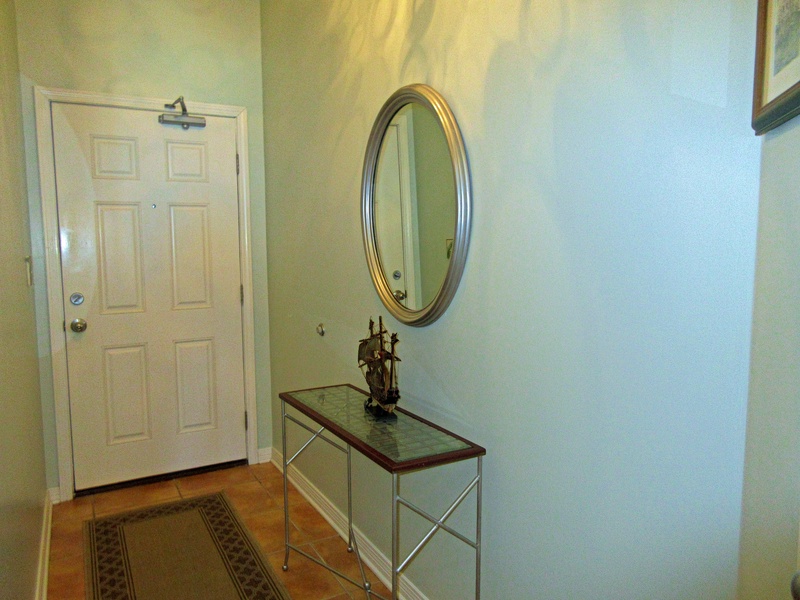hallway & door