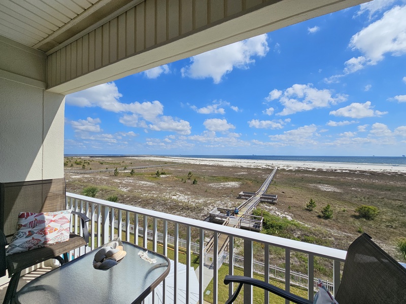 Enjoy the view of the Gulf!