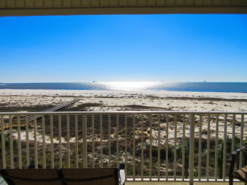 view from balcony door