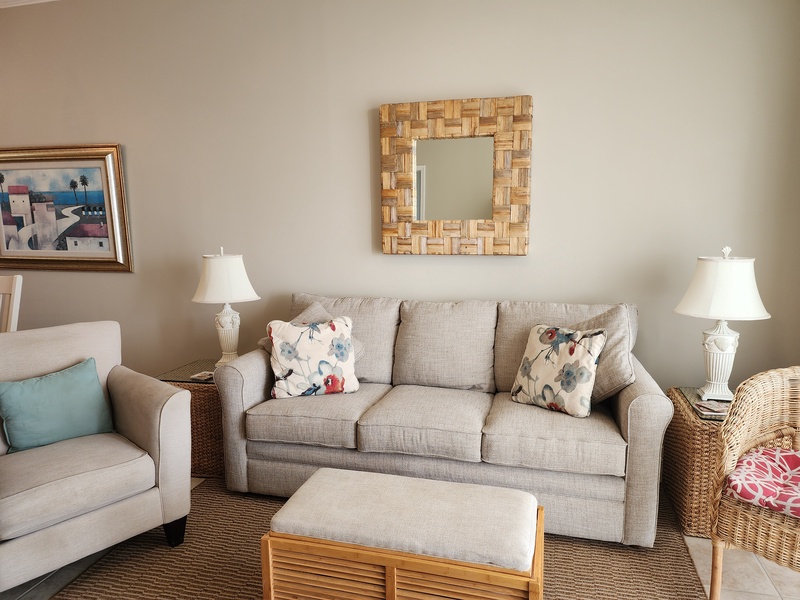 living room couch & chair