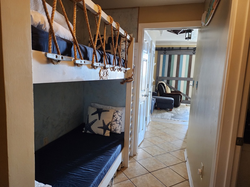 bunk beds in hallway