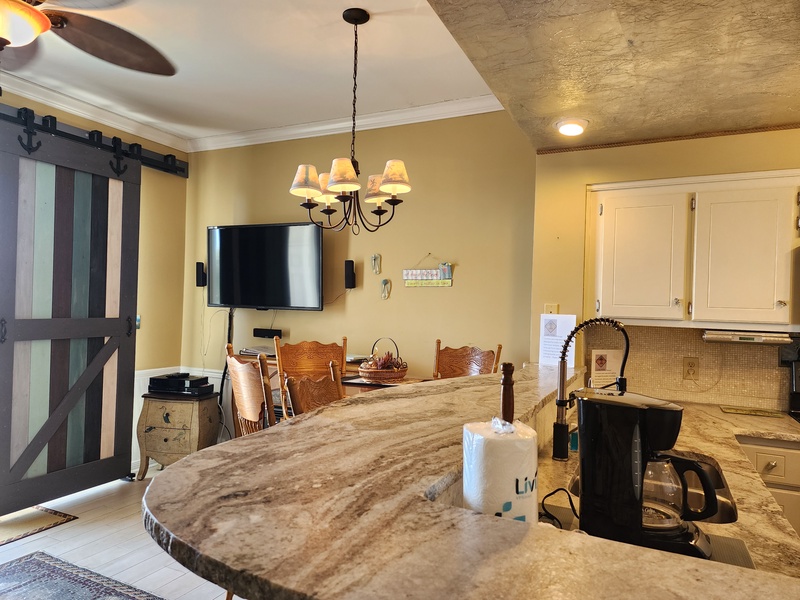 kitchen & living room TV