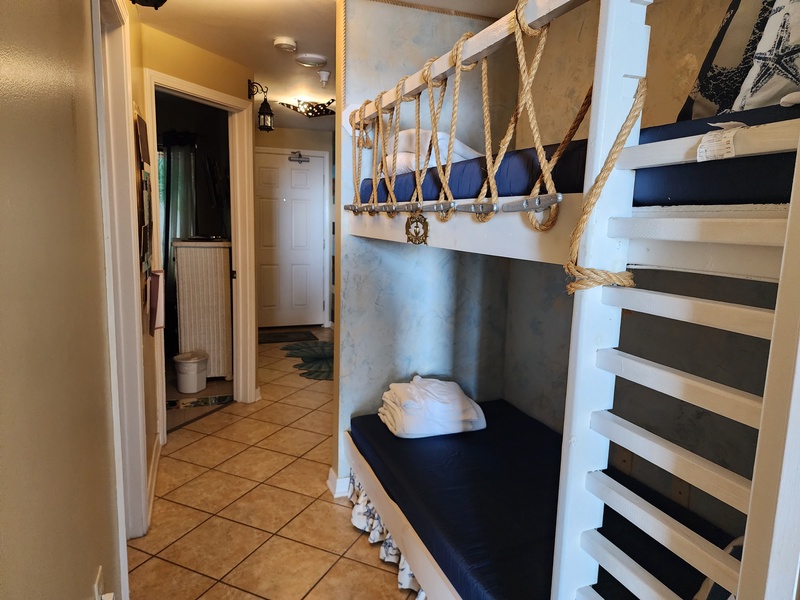 bunk beds & entryway