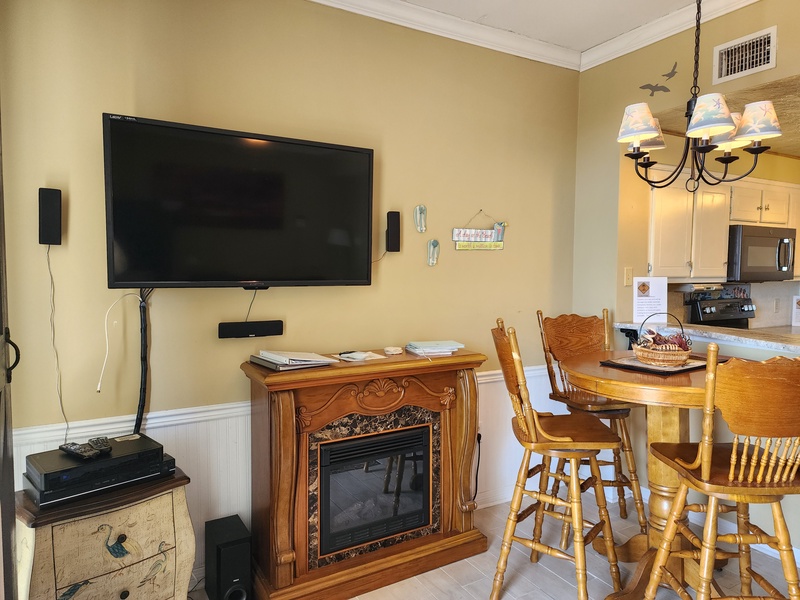 living room & dining area