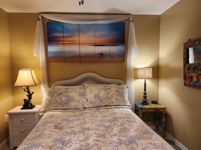 master bedroom bed