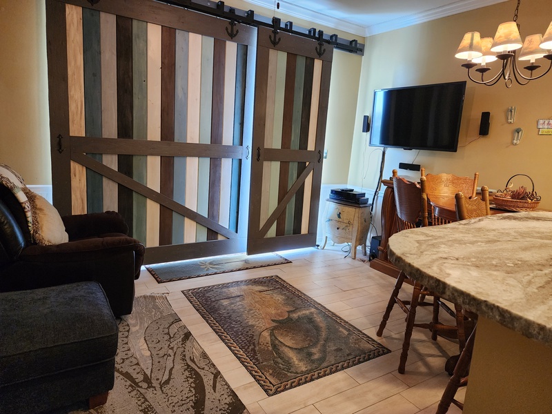 living room balcony access