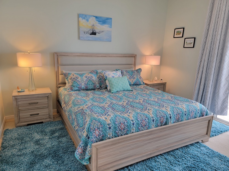 master bedroom bed