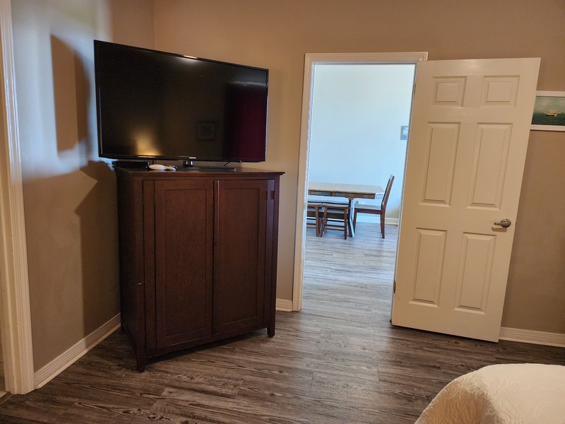 Master bedroom TV