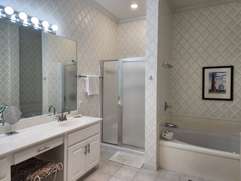 Master bathroom