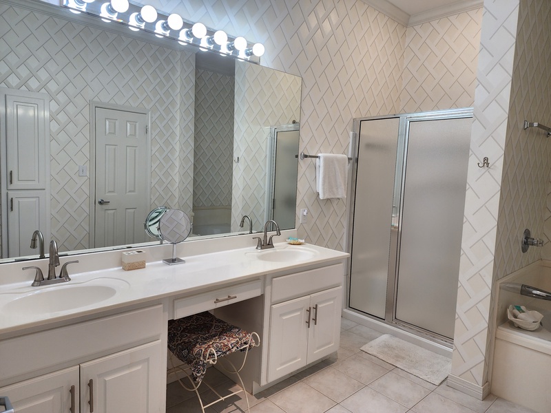 Master bathroom