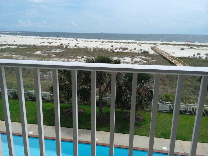 view of pool & boardwalk