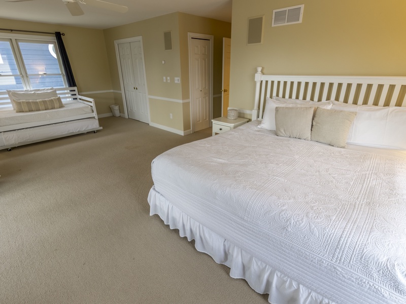 Second Level | Bedroom 3 | King | Twin Day Bed | Attached Bath