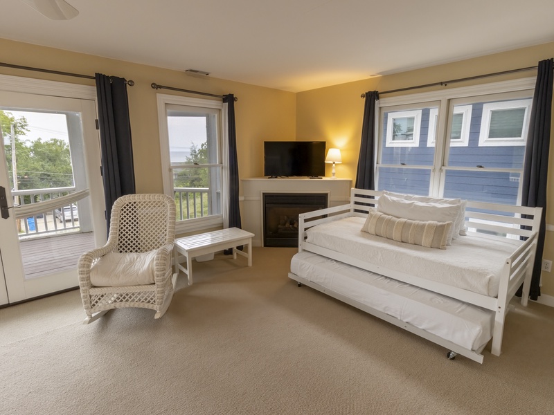 Second Level | Bedroom 3 | King | Twin Day Bed | Attached Bath