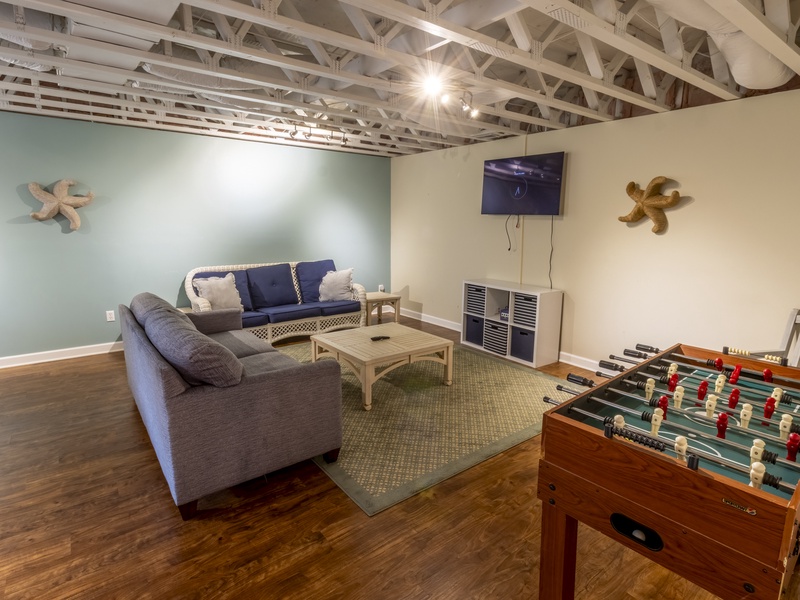 Garden Level | Living Room | Queen Bed and Sleeper Sofa