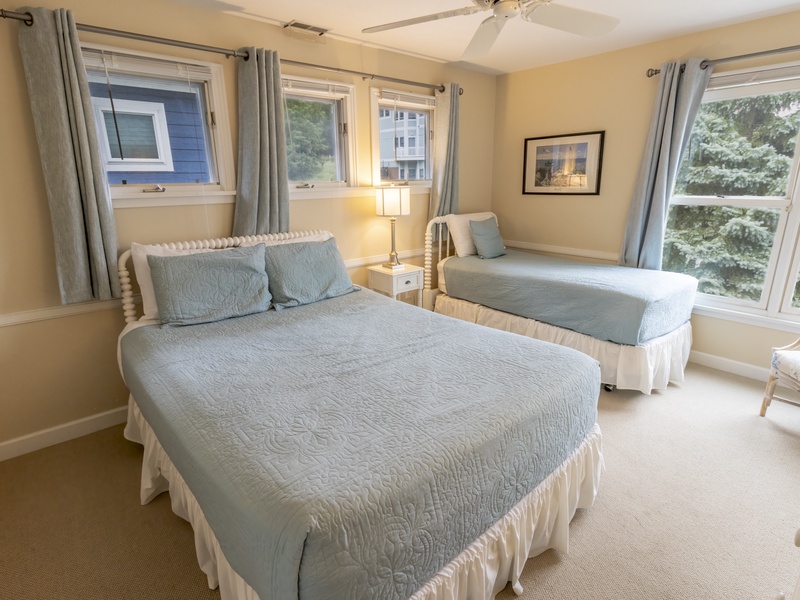 Second Level | Bedroom 1 | Queen with a Twin Bed