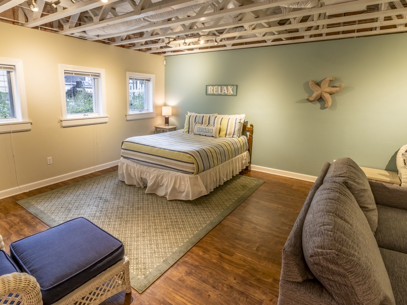 Garden Level | Living Room | Queen Bed and Sleeper Sofa